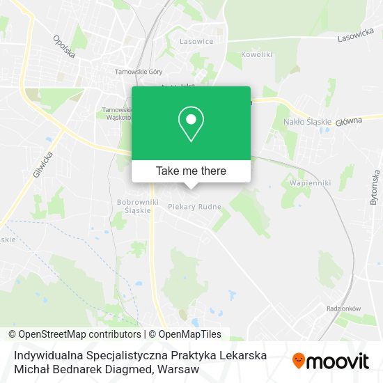 Indywidualna Specjalistyczna Praktyka Lekarska Michał Bednarek Diagmed map