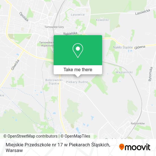 Miejskie Przedszkole nr 17 w Piekarach Śląskich map