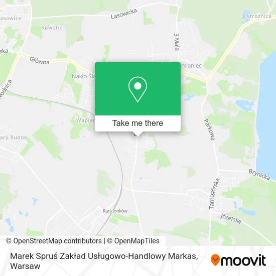 Marek Spruś Zakład Usługowo-Handlowy Markas map