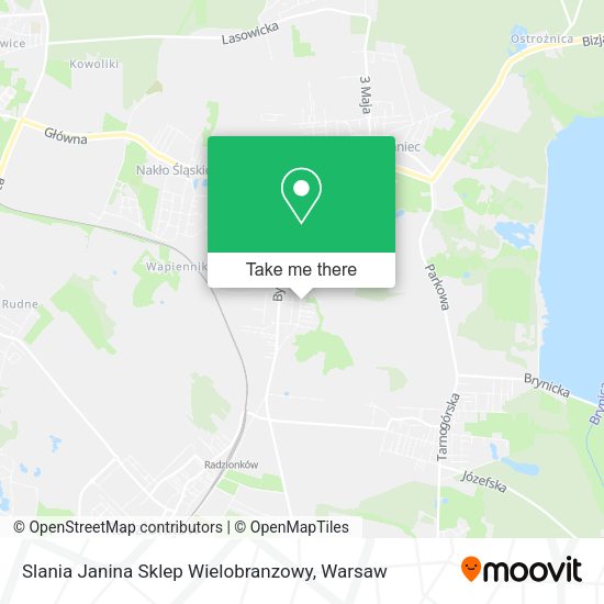 Slania Janina Sklep Wielobranzowy map