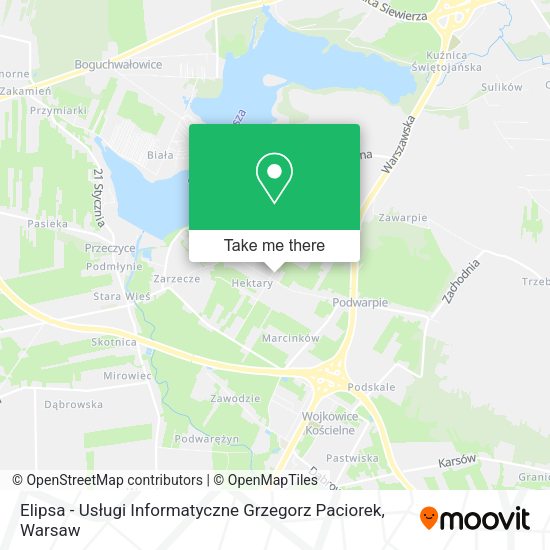 Elipsa - Usługi Informatyczne Grzegorz Paciorek map