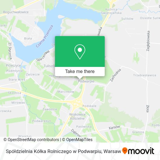 Spółdzielnia Kółka Rolniczego w Podwarpiu map