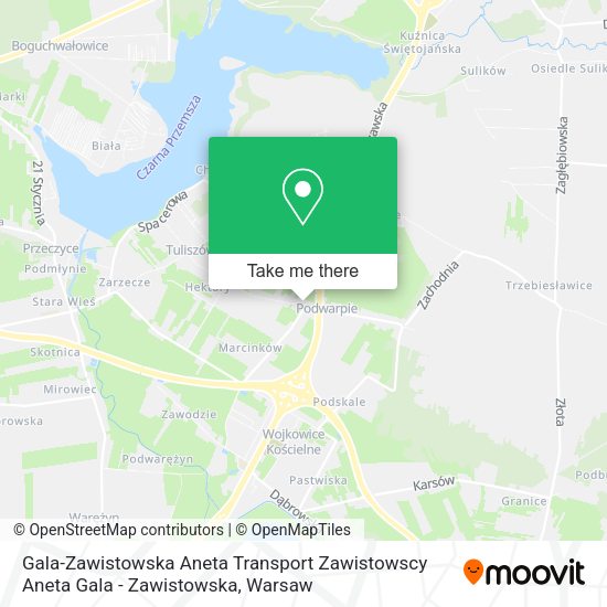 Gala-Zawistowska Aneta Transport Zawistowscy Aneta Gala - Zawistowska map