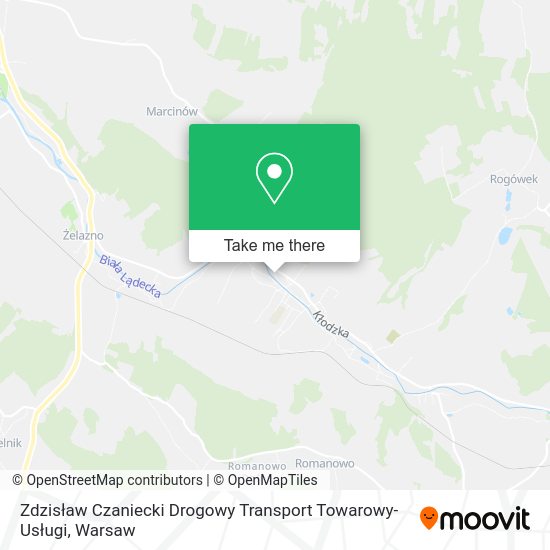 Zdzisław Czaniecki Drogowy Transport Towarowy-Usługi map