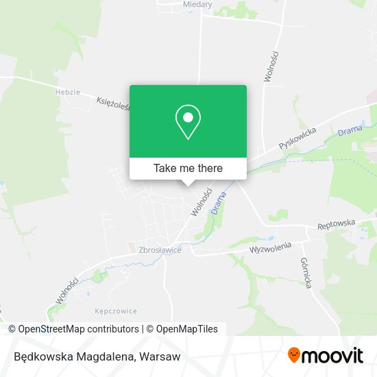 Będkowska Magdalena map