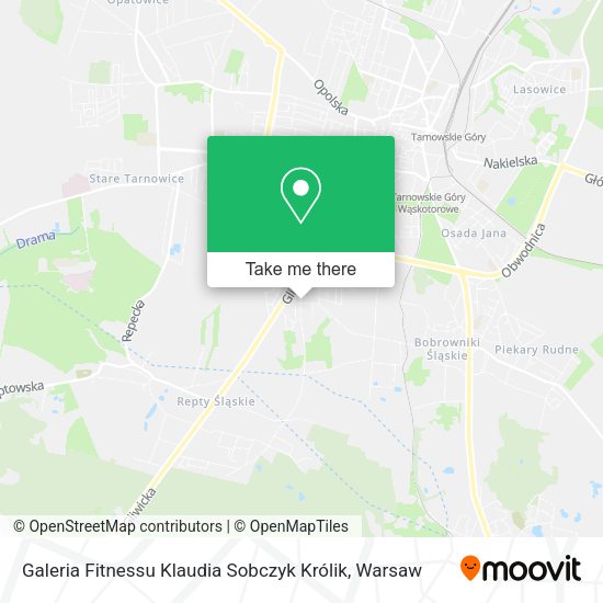 Galeria Fitnessu Klaudia Sobczyk Królik map