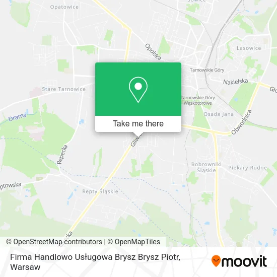 Карта Firma Handlowo Usługowa Brysz Brysz Piotr
