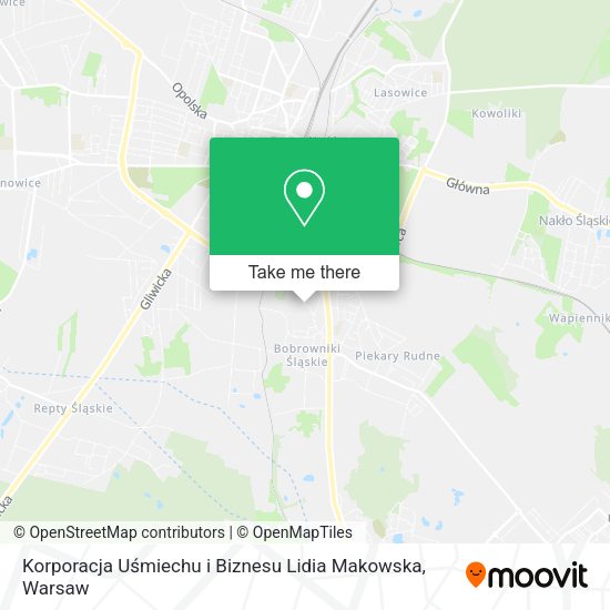 Korporacja Uśmiechu i Biznesu Lidia Makowska map