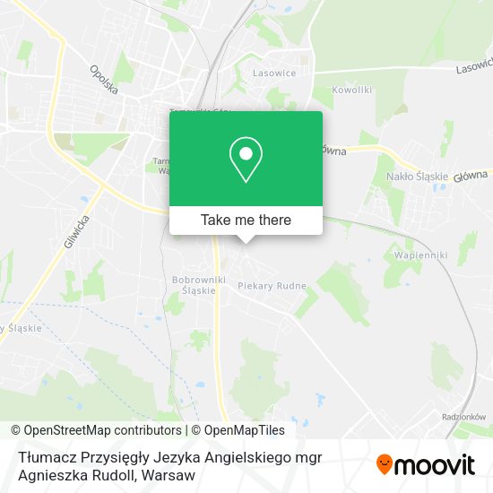 Tłumacz Przysięgły Jezyka Angielskiego mgr Agnieszka Rudoll map