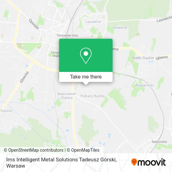 Ims Intelligent Metal Solutions Tadeusz Górski map