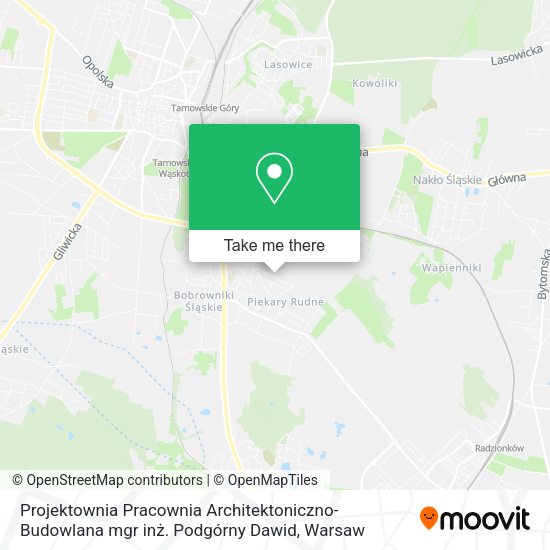 Projektownia Pracownia Architektoniczno-Budowlana mgr inż. Podgórny Dawid map