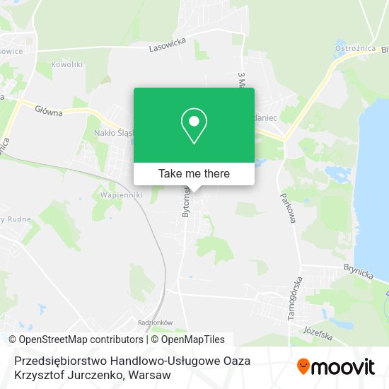 Przedsiębiorstwo Handlowo-Usługowe Oaza Krzysztof Jurczenko map