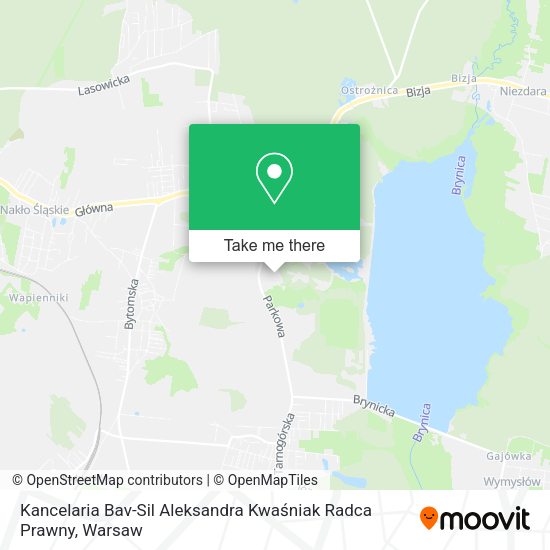 Kancelaria Bav-Sil Aleksandra Kwaśniak Radca Prawny map