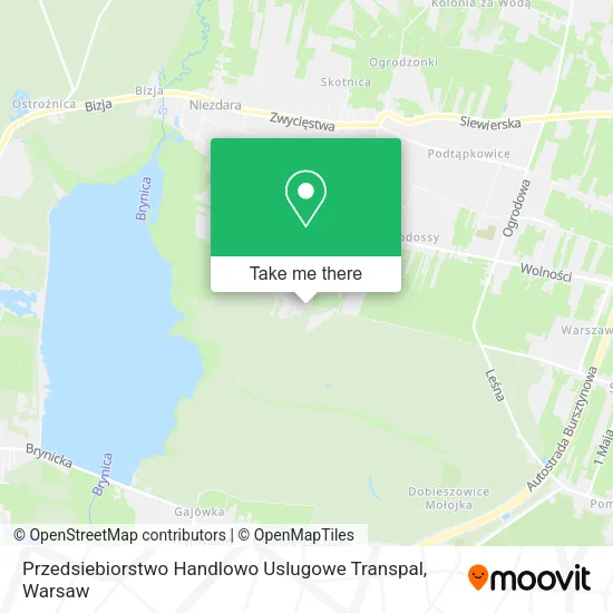 Карта Przedsiebiorstwo Handlowo Uslugowe Transpal