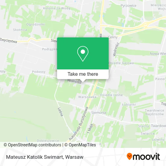 Карта Mateusz Katolik Swimart