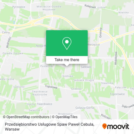 Przedsiębiorstwo Usługowe Spaw Paweł Cebula map