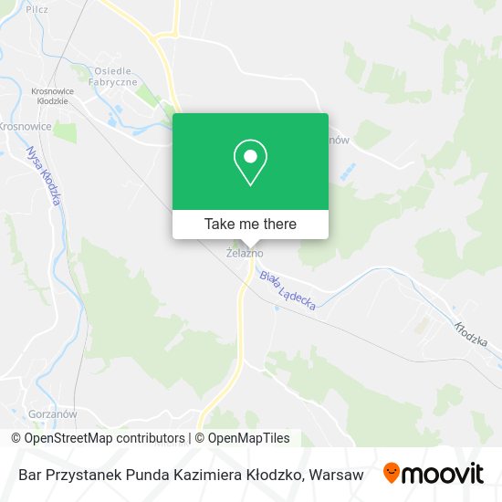 Bar Przystanek Punda Kazimiera Kłodzko map