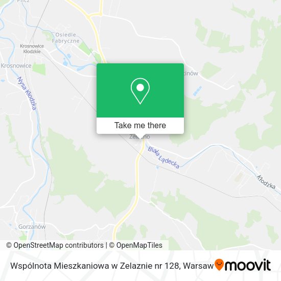 Карта Wspólnota Mieszkaniowa w Zelaznie nr 128