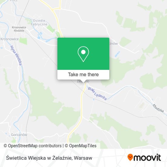 Świetlica Wiejska w Żelaźnie map