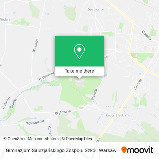 Gimnazjum Salezjańskiego Zespołu Szkół map