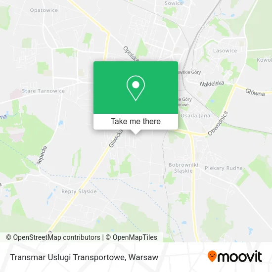 Карта Transmar Uslugi Transportowe