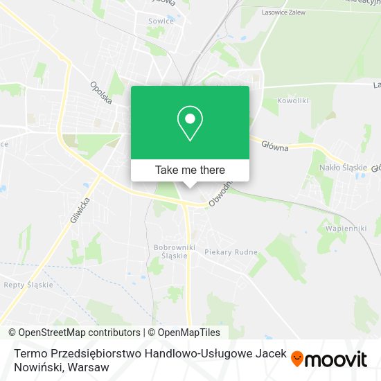 Termo Przedsiębiorstwo Handlowo-Usługowe Jacek Nowiński map