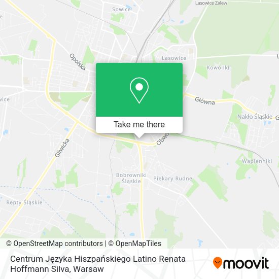 Centrum Języka Hiszpańskiego Latino Renata Hoffmann Silva map