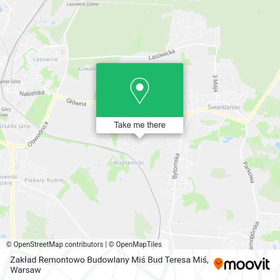 Zakład Remontowo Budowlany Miś Bud Teresa Miś map