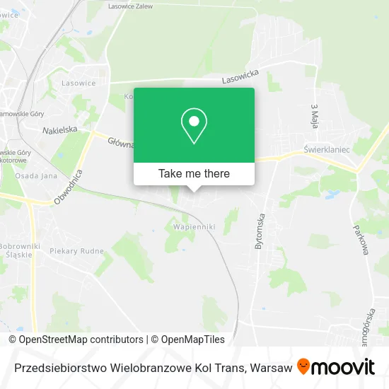Карта Przedsiebiorstwo Wielobranzowe Kol Trans