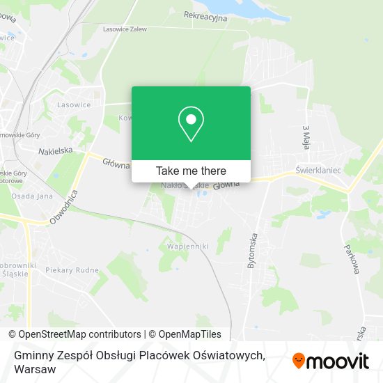 Gminny Zespół Obsługi Placówek Oświatowych map