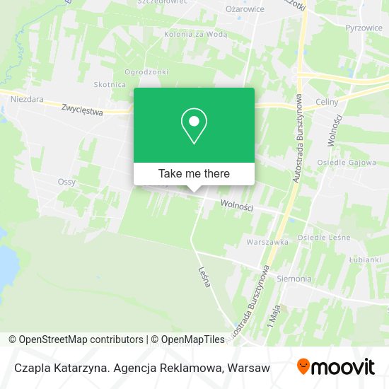 Czapla Katarzyna. Agencja Reklamowa map