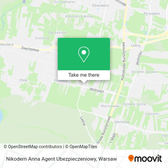 Nikodem Anna Agent Ubezpieczeniowy map