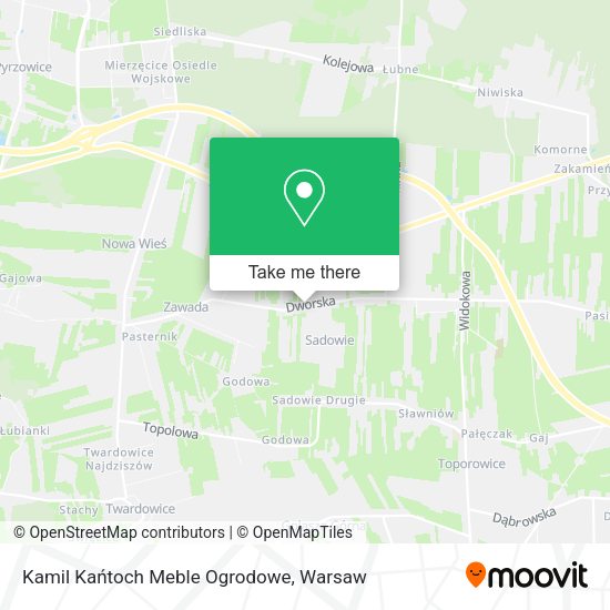 Kamil Kańtoch Meble Ogrodowe map