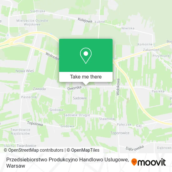 Карта Przedsiebiorstwo Produkcyjno Handlowo Uslugowe