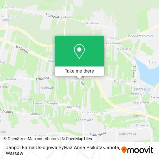 Janpol Firma Usługowa Sylwia Anna Psikuta-Janota map