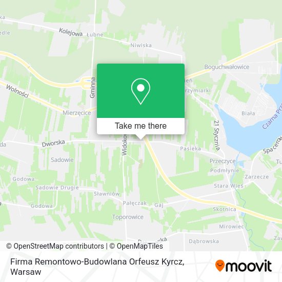 Firma Remontowo-Budowlana Orfeusz Kyrcz map