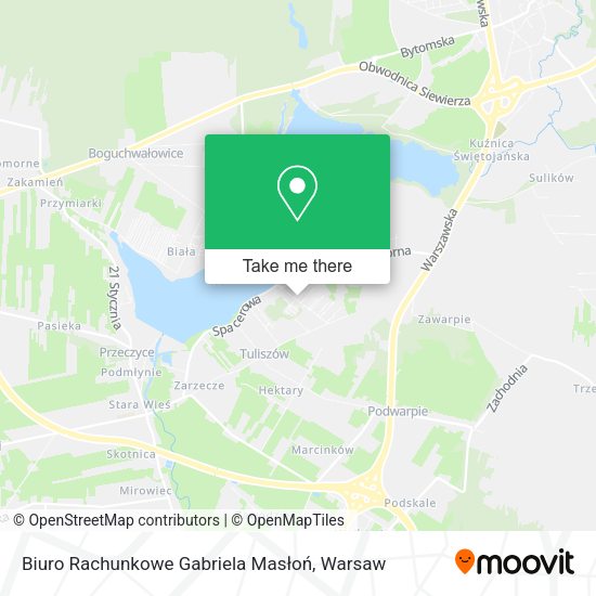 Biuro Rachunkowe Gabriela Masłoń map