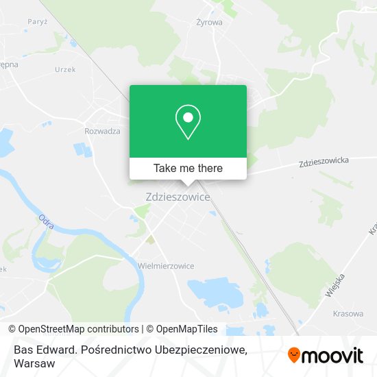 Bas Edward. Pośrednictwo Ubezpieczeniowe map