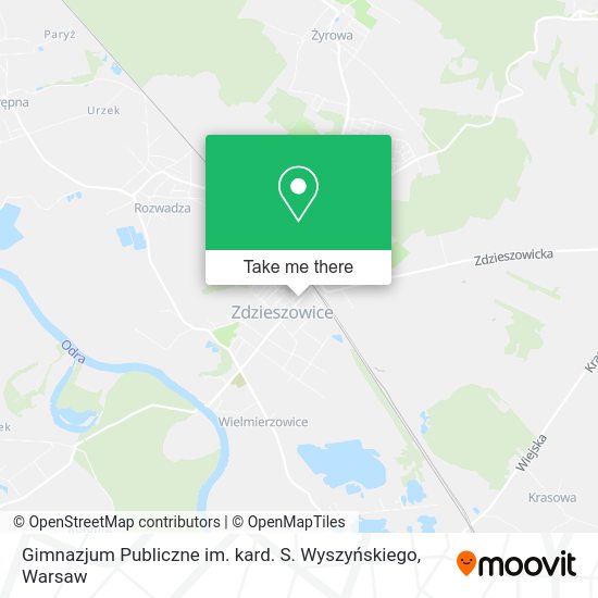 Gimnazjum Publiczne im. kard. S. Wyszyńskiego map