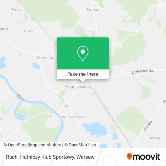 Ruch. Hutniczy Klub Sportowy map