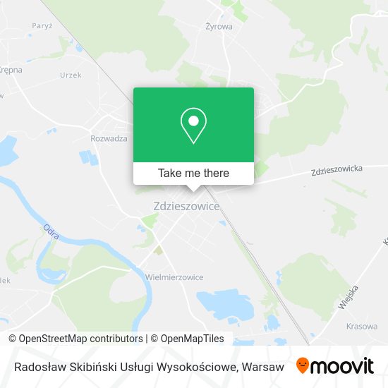 Radosław Skibiński Usługi Wysokościowe map