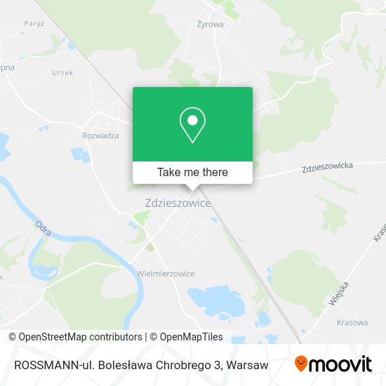 ROSSMANN-ul. Bolesława Chrobrego 3 map