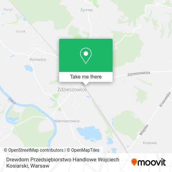 Drewdom Przedsiębiorstwo Handlowe Wojciech Kosiarski map