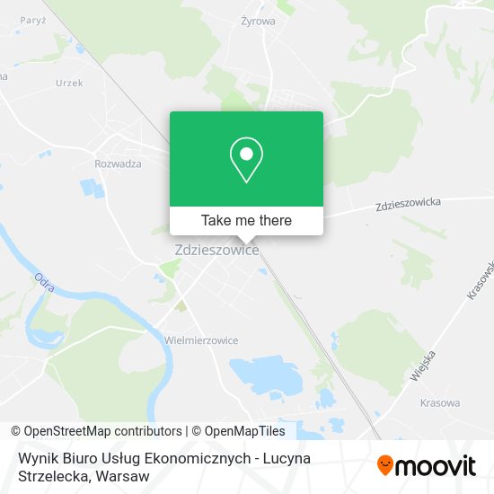 Wynik Biuro Usług Ekonomicznych - Lucyna Strzelecka map