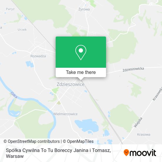 Spółka Cywilna To Tu Boreccy Janina i Tomasz map