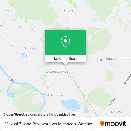 Maxpol Zakład Przetwórstwa Mięsnego map