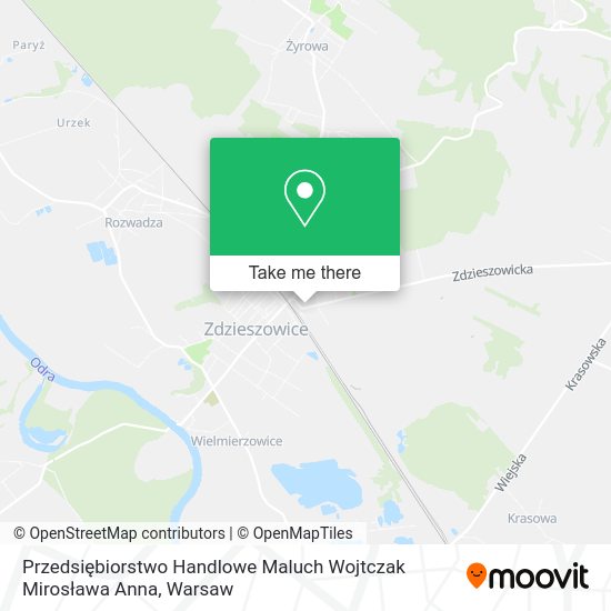 Przedsiębiorstwo Handlowe Maluch Wojtczak Mirosława Anna map