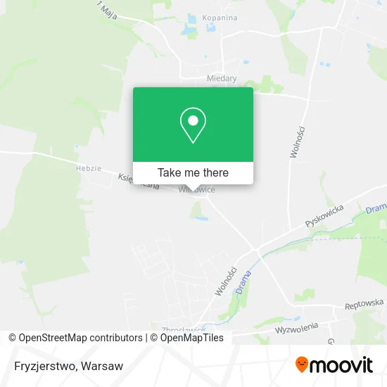 Карта Fryzjerstwo