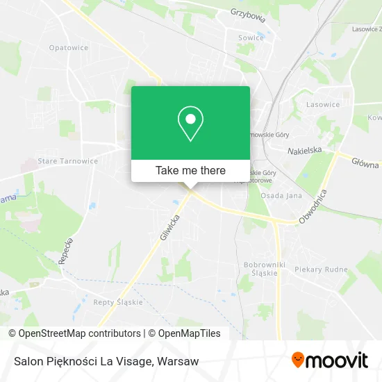 Карта Salon Piękności La Visage