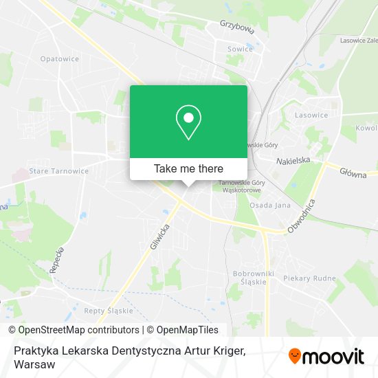 Praktyka Lekarska Dentystyczna Artur Kriger map